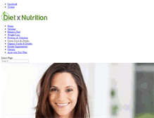 Tablet Screenshot of green.dietxnutrition.com